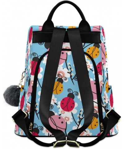 Anime Ladybug Backpack for Women, Fashion Anti Theft Casual Daypack Shoulder Bag Purse for Travel Work 15 inches $20.90 Backp...