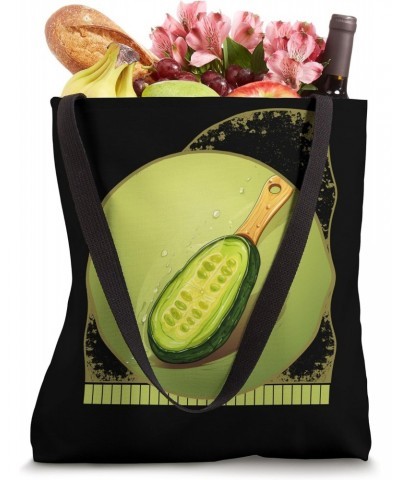 Sliced Pickle Sport Pickleball Lover Paddle Creative Humor Tote Bag $11.73 Totes