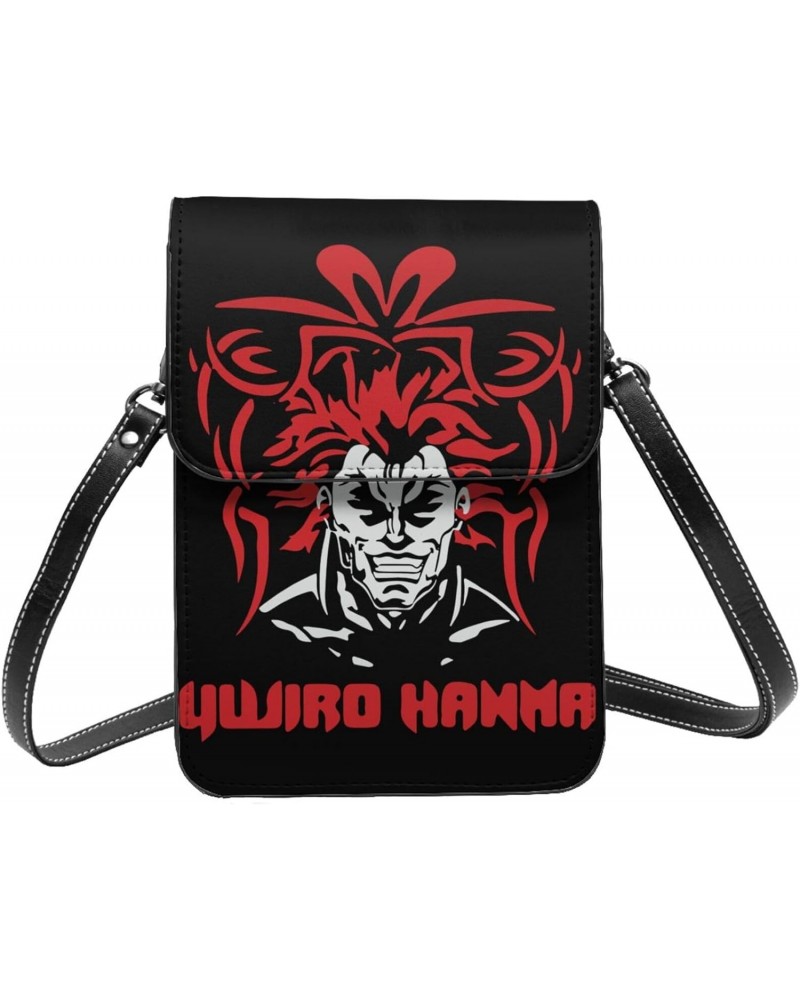 Anime Baki The Grappler Small Cell Phone Purse Girl'S Fashion Small Mini Shoulder Bag Crossbody Bags 7.5x5.3 Inches $18.75 Cr...