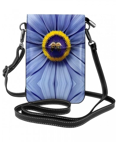 Wolf Under Moon Stylish And Secure Cell Phone Purse Wallet Crossbody - Perfect For Daily Use And Travel Flower Heart Bee $19....