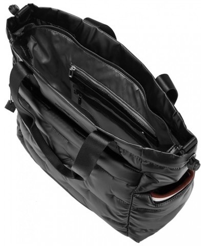 Puffer-Tote Bag Black 1 $54.00 Totes