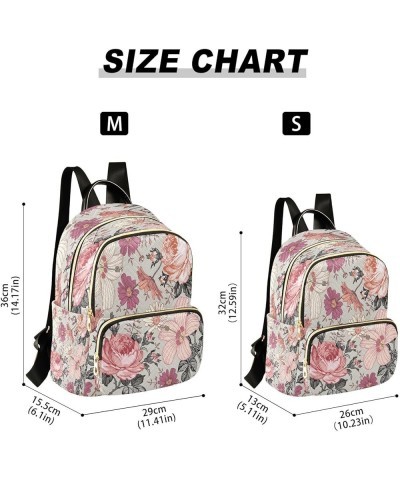 Chamomile Rose Blossom Women Backpack Purse Ladies Fashion Shoulder Bag Daypack Travel Bag 7.5L Medium $13.64 Backpacks