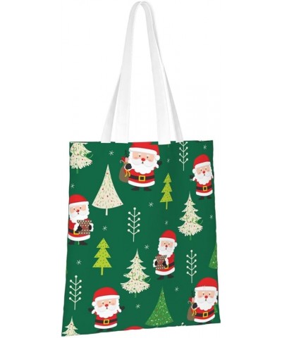 Merry Christmas Single Shoulder Fashion Canvas Tote Shopping Bags Handbags For Men And Women Merry Christmas4 $10.93 Totes