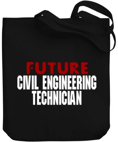 Future Civil Engineering Technician Canvas Tote Bag 10.5" x 16" x 4 $19.60 Totes