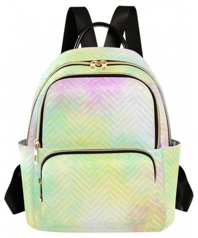 Women Backpack Tie Dye Retro Yellow Pink Durable Travel Backpack Lightweight Handbag Lady Purse Roomy Double Zipper Weekend B...