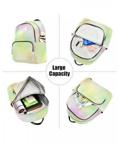 Women Backpack Tie Dye Retro Yellow Pink Durable Travel Backpack Lightweight Handbag Lady Purse Roomy Double Zipper Weekend B...