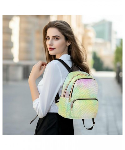 Women Backpack Tie Dye Retro Yellow Pink Durable Travel Backpack Lightweight Handbag Lady Purse Roomy Double Zipper Weekend B...