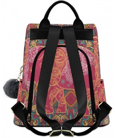 Bright Boho Elephant Backpack Purse for Women Travel Casual Daypack College Bookbag Work Business Ladies Shoulder Bag $25.79 ...