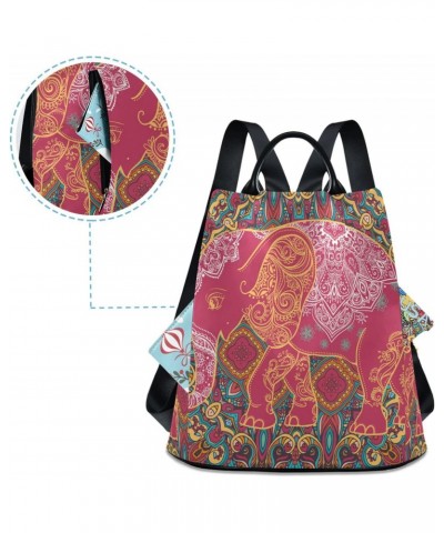 Bright Boho Elephant Backpack Purse for Women Travel Casual Daypack College Bookbag Work Business Ladies Shoulder Bag $25.79 ...