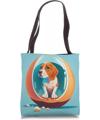 Funny dog in the egg Design dog owner Humor Sarcastic puppie Tote Bag $12.17 Totes