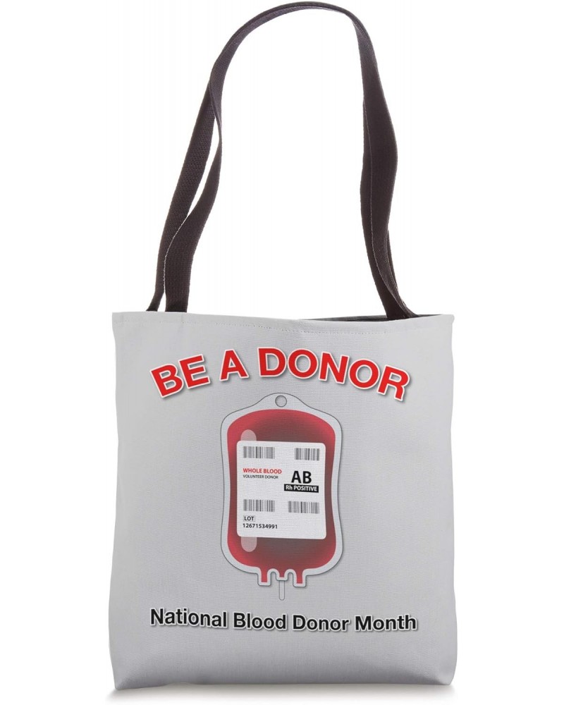 Donate Blood Save Lives Blood Donation Awareness Tote Bag $11.92 Totes