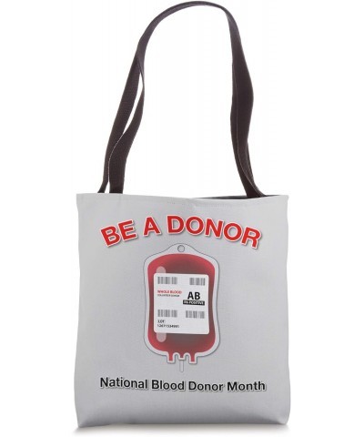 Donate Blood Save Lives Blood Donation Awareness Tote Bag $11.92 Totes