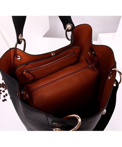 Women's leather bags handbags crossbody bags for women shoulder bags Casual leather Tote Golden $34.74 Totes