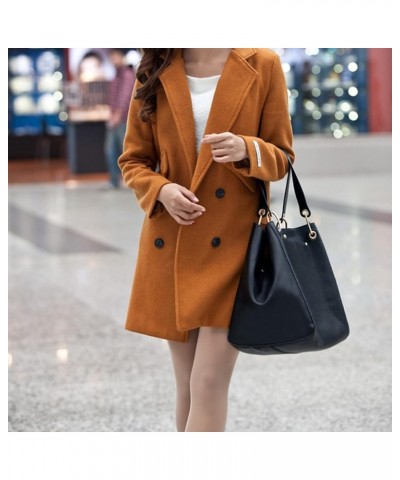 Women's leather bags handbags crossbody bags for women shoulder bags Casual leather Tote Golden $34.74 Totes