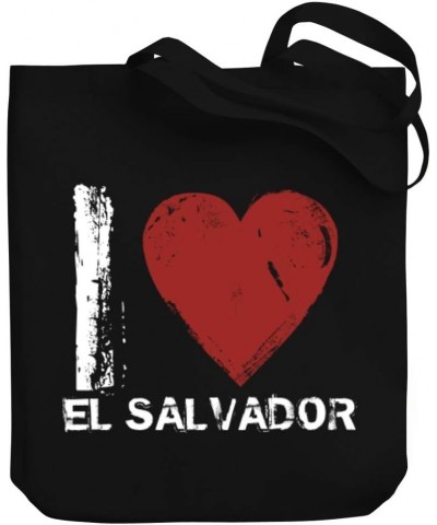 I LOVE El Salvador Vintage Canvas Tote Bag 10.5" x 16" x 4 $18.00 Totes