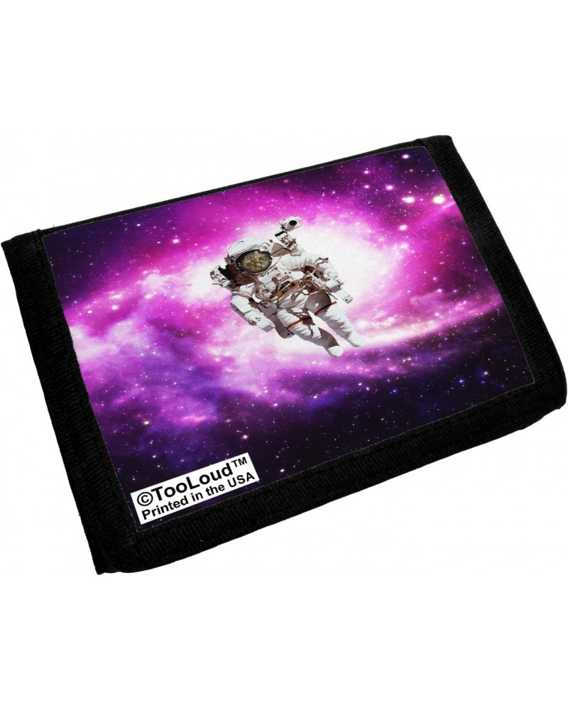 Astronaut Cat AOP Trifold Wallet All Over Print $15.15 Wallets