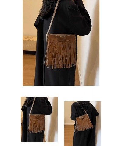 Crossbody Purse for Women Trendy Vintage Fringe Boho Tassel Handbag Shoulder Bag with Adjustable Strap khaki $16.95 Shoulder ...