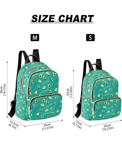 Avocado Quote Women's Backpack Purse Causal Daypack Work Travel College Business Trip Bag Shoulder Bag Small $19.07 Backpacks