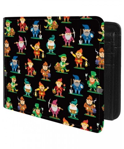 Unique Desige Pattern - Magical leprechaun pattern, Slim Front Pocket Wallet Billfold RFID Blocking $11.05 Wallets