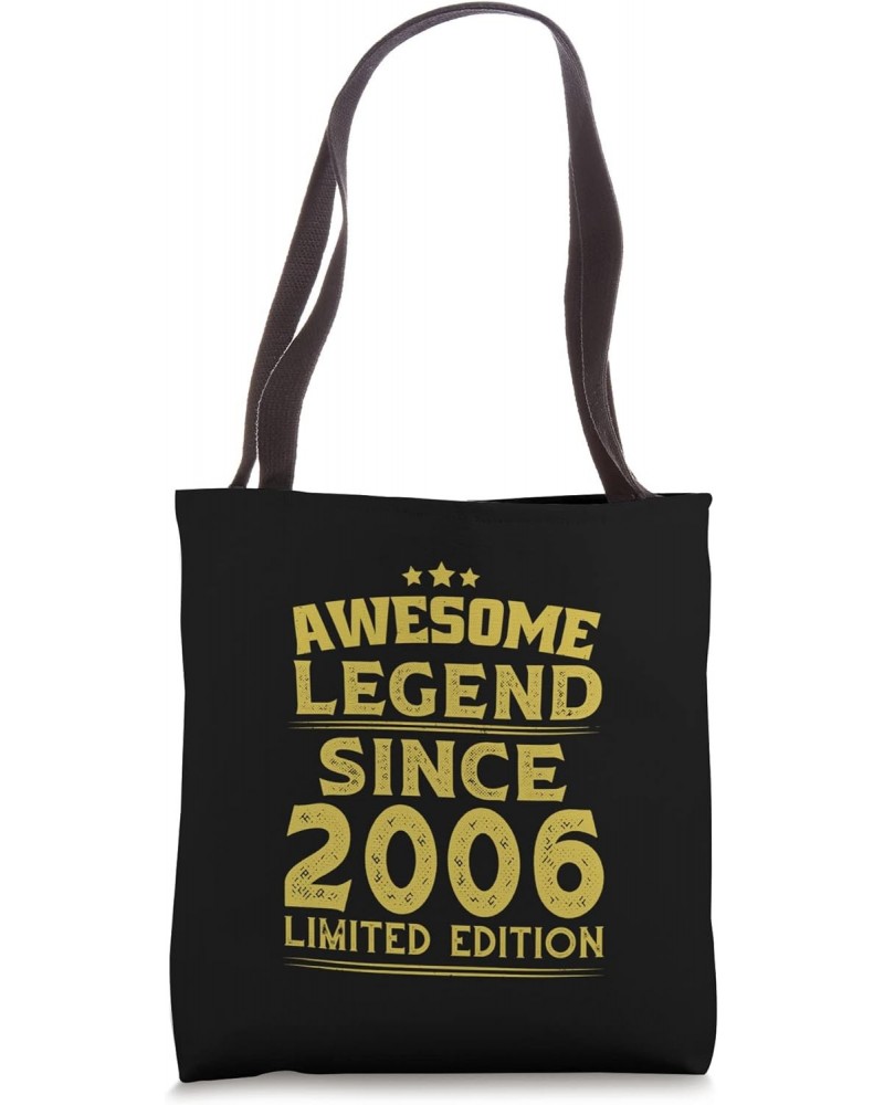 16 Year Old Awesome Legend Since 2006 Retro 16th Birthday Tote Bag $13.51 Totes