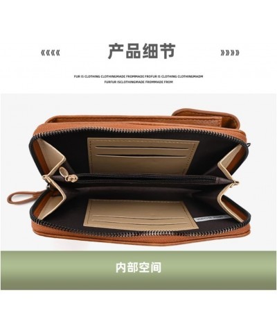 Crossbody Phone Bag for Women Leather Ladies Cross Body Credit Card Holder Wallet Mini Handbags Phone Purse Black $23.46 Totes