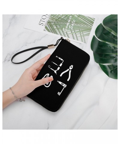 Dental Hygienist Wristlet Wallet Leather Long Card Holder Purse Slim Clutch Handbag for Women $25.11 Wristlets