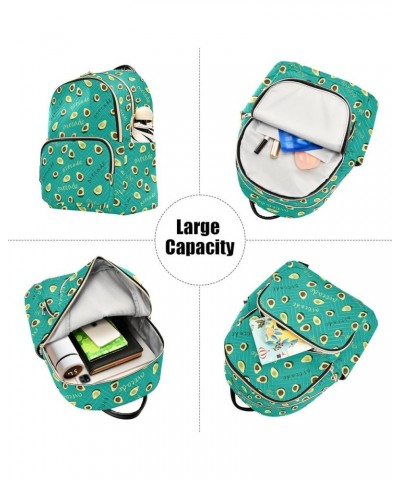 Avocado Quote Women's Backpack Purse Causal Daypack Work Travel College Business Trip Bag Shoulder Bag Small $19.07 Backpacks