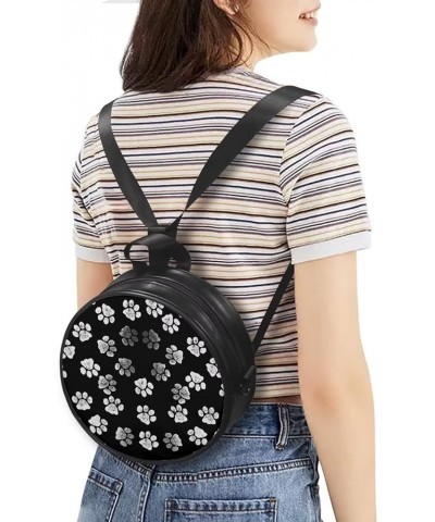 Womens Fashion Shoulder Bag Retro Classic Crossbody Zipper Pocket Adjustable Strap Graphics Small Purses Paw $14.27 Satchels