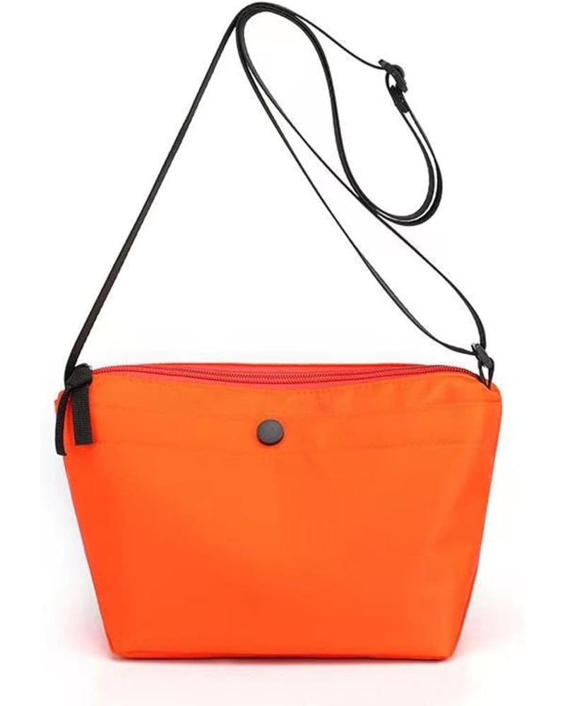 Lightweight Women's bag small dumpling crossbody bag versatile small bag simple women's bag Orange $15.37 Totes