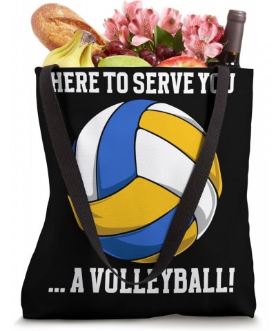 Volleyball Serve You A Volleyball Funny Sports Tote Bag $12.24 Totes