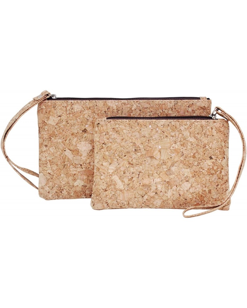 Natural Cork Clutch Wristlet Wallet Cell Phone Card Holder Coin Purse Bag $7.79 Wallets