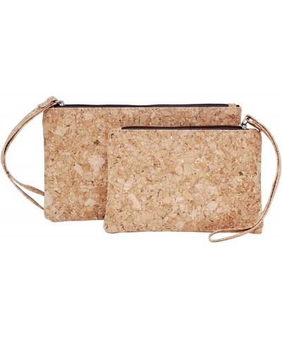 Natural Cork Clutch Wristlet Wallet Cell Phone Card Holder Coin Purse Bag $7.79 Wallets