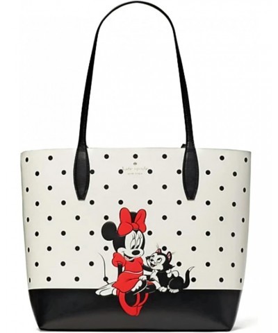 Kate Spade x Disney Minnie Mouse Large Reversible Leather Tote Purse(White Multi) $69.30 Totes