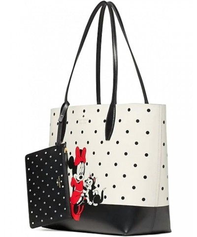 Kate Spade x Disney Minnie Mouse Large Reversible Leather Tote Purse(White Multi) $69.30 Totes