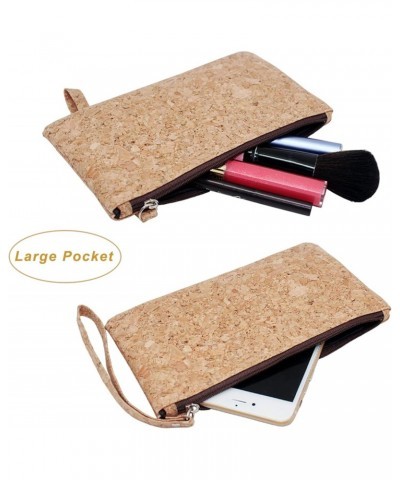 Natural Cork Clutch Wristlet Wallet Cell Phone Card Holder Coin Purse Bag $7.79 Wallets