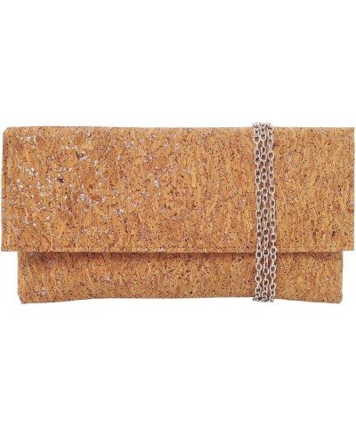 Metallic Cork Clutch Silver $15.38 Clutches