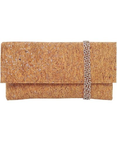 Metallic Cork Clutch Silver $15.38 Clutches