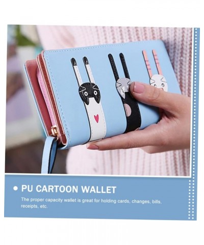 Long Women's Wallet Cute Wallets for Women Cartoon Coin Purse Womens Wallet Credit Cash Wallet Pu Leather Wallet Mini Purse C...