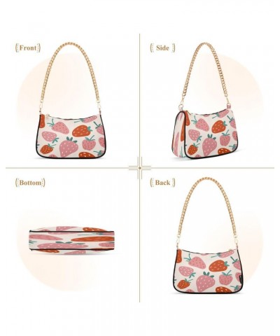 Fruit Strawberry Women's Handbags Tote Crossbody Bag Purse Ladies Shoulder Bag Hobo Handbag $17.99 Totes