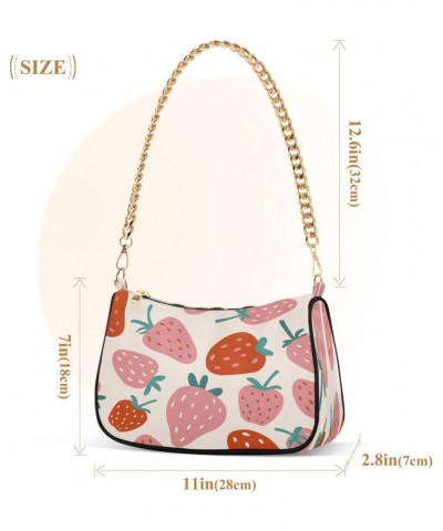 Fruit Strawberry Women's Handbags Tote Crossbody Bag Purse Ladies Shoulder Bag Hobo Handbag $17.99 Totes