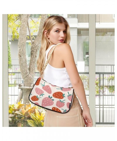 Fruit Strawberry Women's Handbags Tote Crossbody Bag Purse Ladies Shoulder Bag Hobo Handbag $17.99 Totes