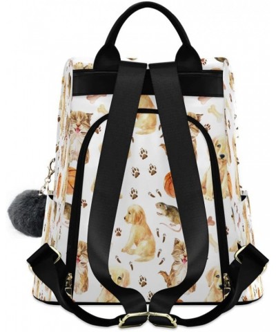 Kitten Puppy Mouse Women Backpack Anti-theft Handbag Purse Travel Bag Fashion Shoulder Bags $18.80 Backpacks