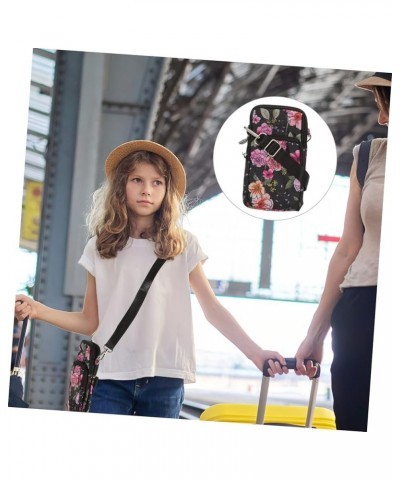 2pcs Printed Mobile Phone Bag Small Women Wallet Mini Shoulder Bag Cross Body Wallet Purses for Women Blackx5pcs $14.41 Cross...