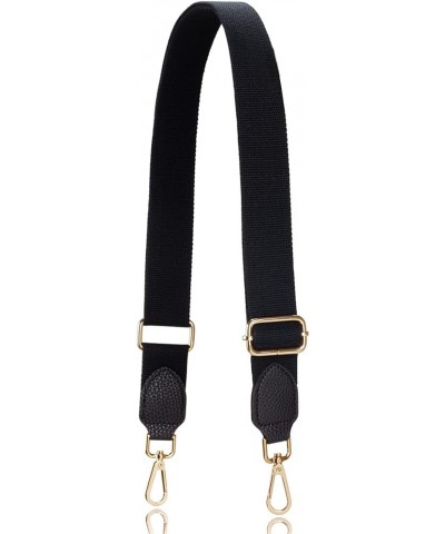 Allzedream Purse Straps Replacement Crossbody Bags Handbag Wide Canvas Leather Adjustable Black, Gold Hardware $10.61 Crossbo...