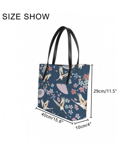 Fashionable women's handbag tote bag, Japanese Patternprinted shoulder bag is light and durable $26.21 Shoulder Bags