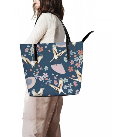 Fashionable women's handbag tote bag, Japanese Patternprinted shoulder bag is light and durable $26.21 Shoulder Bags