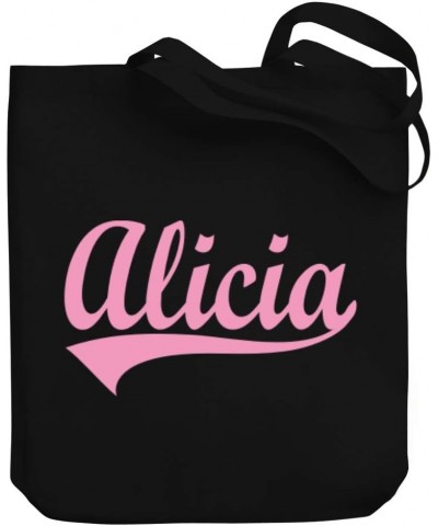 Alicia Baseball Style Canvas Tote Bag 10.5" x 16" x 4 $17.60 Totes