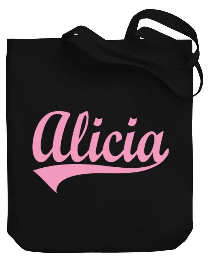 Alicia Baseball Style Canvas Tote Bag 10.5" x 16" x 4 $17.60 Totes