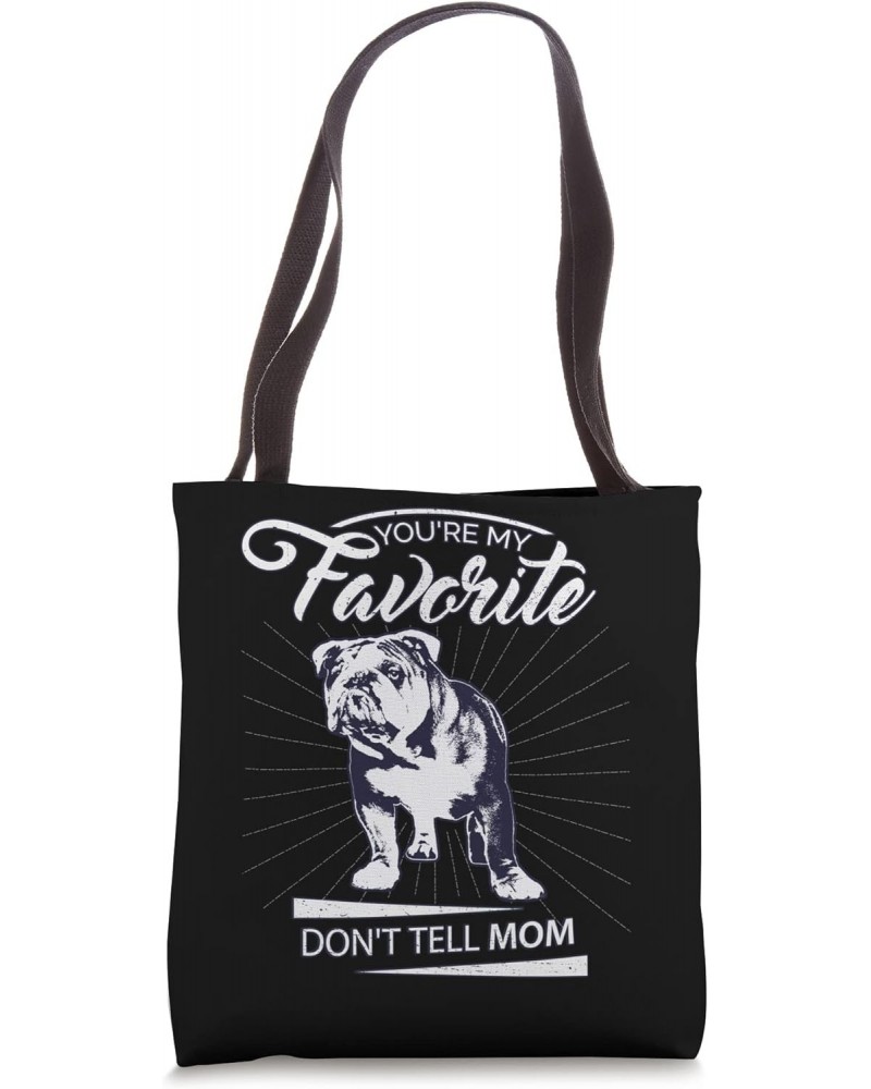 British English Bulldog Dog Breed Tote Bag $10.36 Totes