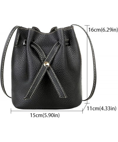 Women's Bags Trendy Fashion Drawstring Lady Bag Border Casual Handbag Crossbody Shoulder Small Men Shoulder Bags Pink $4.75 T...